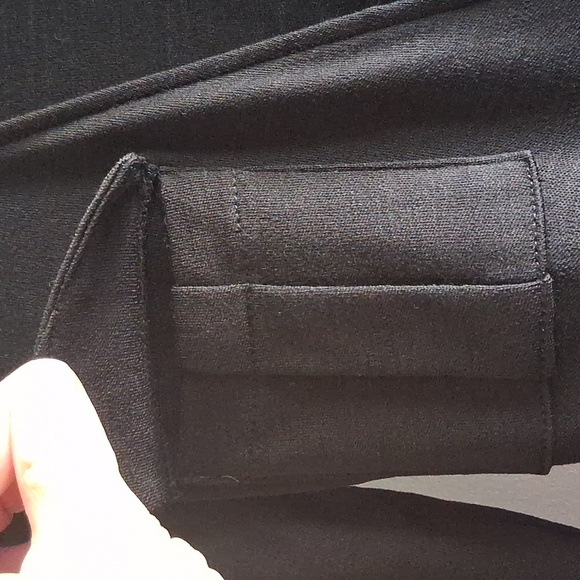 Diane Von Furstenburg DVF Astrid? Wool Wrap Dress Black Sz 6 Minimalist - Picture 8 of 10